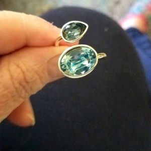 Swarovski Ring.  Adjustable...cocktail style...pear shaped stones.
